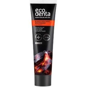 Ecodenta - Black Volcanic Whitening Tandpasta - Zwart - 100ml