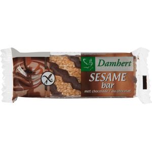 Damhert Sesambar chocolade glutenvrij 45g
