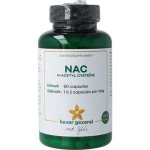 Liever Gezond Nac n-acetyl cysteine 600mg 60vc