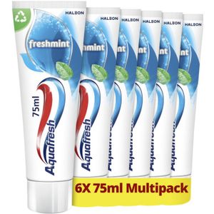 Aquafresh - Tandpasta - Freshmint - 6 x 75 ML