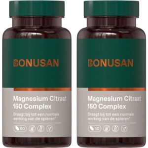 Bonusan Magnesium citraat 150 complex 120 Tabletten