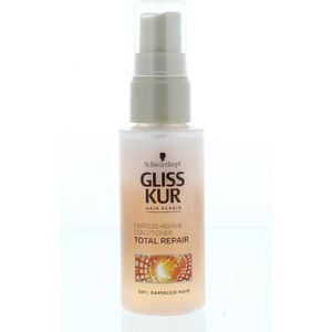 Gliss Total Repair Anti-Klitspray 50ml, voor droog & beschadigd haar