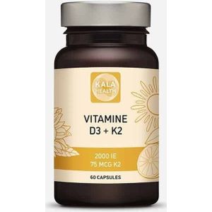 kala health b.v. Kala health vit d3 & k2 60cp