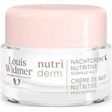 Louis Widmer Nutriderm nachtcrème nutritive licht geparfumeerd 50 ML