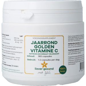 Liever Gezond Vitamine c jaarrond 365ca