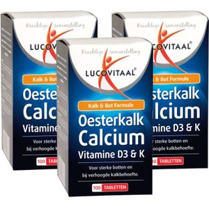 Lucovitaal - Oesterkalk Calcium - 300 Tabletten