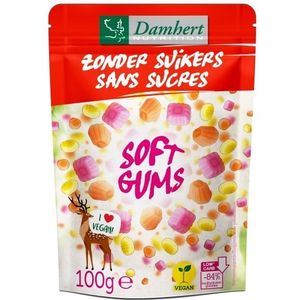 Damhert Soft gums vegan zonder suiker 100 Gram