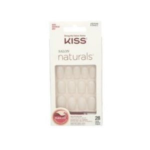 KISS - Salon Natural Break Even - Kunstnagels - 28 Stuk - Inclusief Nagellijm