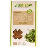 Biobites Lijnzaad crackers raw zeewier 2st