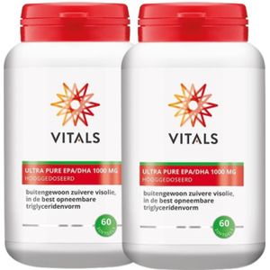 Vitals Ultra pure epa/dha 1000 mg 120 Softgel Capsules