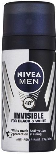 nivea Mini for men deospray invisible back & white 35ml