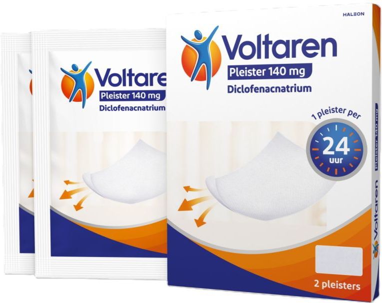 Voltaren - Diclofenac Patch - 140mg - Pijnstillers - 2 stuks