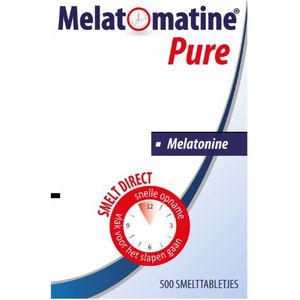 Melatomatine Pure melatonine smelttabletjes 500 tabletten