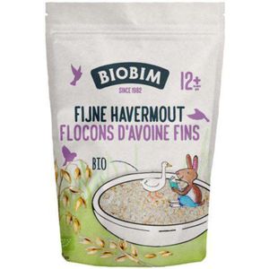 Biobim Fijne havermout pap 12+ maanden bio 250G