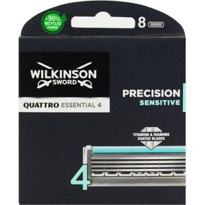 Wilkinson Quattro titanium sensitive scheermesjes 8 stuks