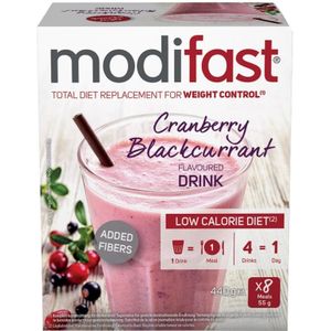 Modifast Intensive milkshake cranberry 8 x 55 gram