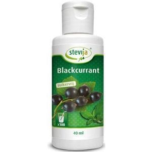 Stevija Limonadesiroop blackcurrant bio 40ml