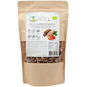 Vitiv Tijgernoot granola chocolade aardbei bio 300 Gram