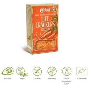 Lifefood Life crackers wortel 80g