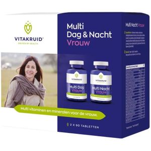 Vitakruid Multi dag & nacht vrouw 2x90 tabletten