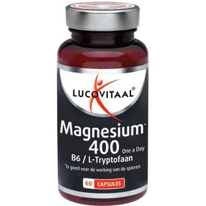 Lucovitaal Magnesium 400mg l-tryptofaan 60 capsules