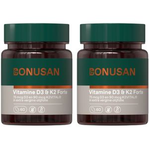 Bonusan Vitamine d3 & k2 120 Softgels