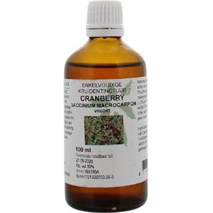 Natura Sanat Cranberry vrucht tinctuur 100ml