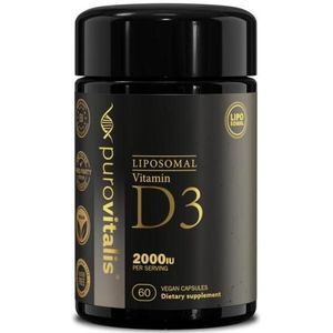 Purovitalis liposomale vitamine d3 60 cps 60cps