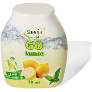 Stevija Stevia limonadesiroop go lemon 40ml