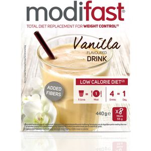 Modifast Intensive milkshake vanille 8 stuks