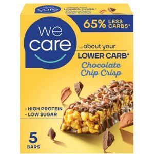 WeCare Low carb reep chocolate chip crisp 5x30 gr