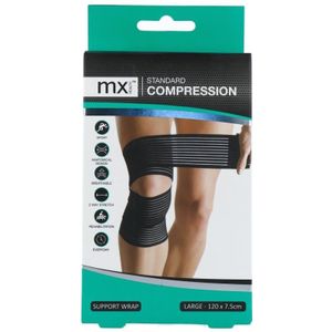 Mx Health - Elastic Wrap Knee - Kniebandage - Large - 120 cm x 7.5 cm