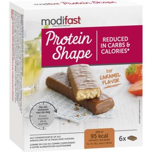 Modifast Protein shape reep caramel 6 stuks