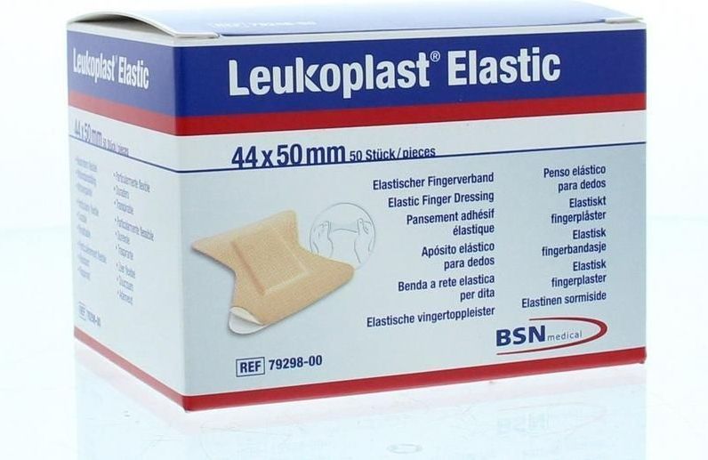 Leukoplast - Elastic - Vingertoppleister - Latexvrij - 44x50mm