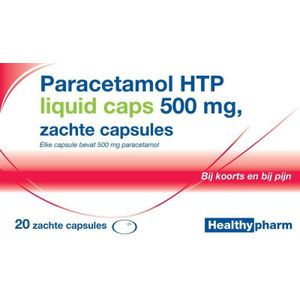 Healthypharm Paracetamol 500 mg liquid 20 Capsules