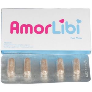 AmorLibi - 100% Natuurlijke Erectiepil - 5 Capsules