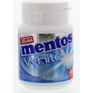 Mentos Gum sweetmint white pot 6 x 40st
