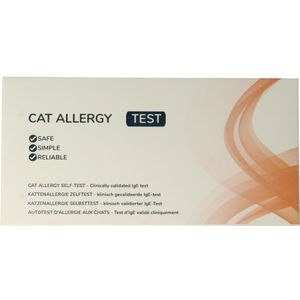 Katten Allergie Test - Medisch Hulpmiddel - CE-gecertificeerd - Snel Resultaat binnen 10 Minuten