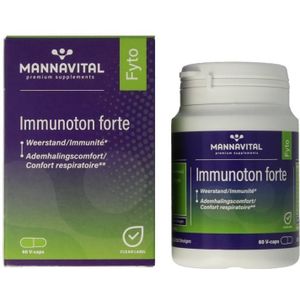 Immunoton Forte - Ondersteuning Immuunsysteem - Met Echinacea en Ginseng - 60 Capsules