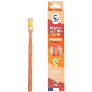 Lamazuna - Tandenborstel - Soft - Koraal - 1 Stuk