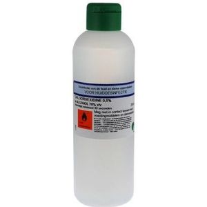 Chempropack Chloorhex 0.5%/alcohol 70% kleurloos 250ml