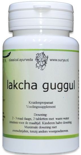 Surya - Lakcha Guggul - Kruidenpreparaat - 60 Tabletten