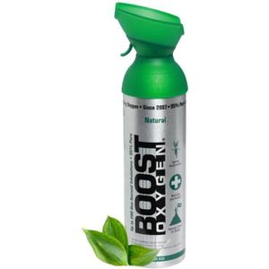 Boost Oxygen - 9L - Natuurlijke Zuurstof - 95% Pure Zuurstof - Ademhalingsondersteuning voor Sportherstel