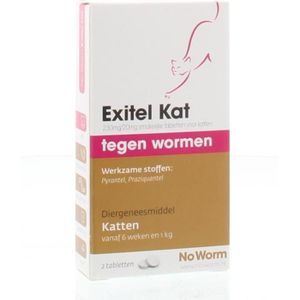 Exitel Kat anti worm tabletten 2 tabletten