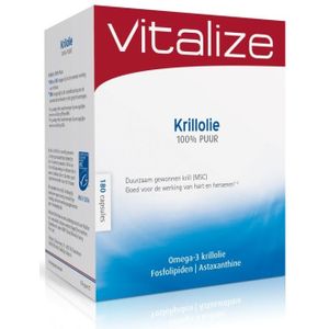 Vitalize Krillolie 100% puur (MSC) 180 capsules