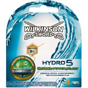 Wilkinson Scheermesjes hydro 5 groomer power 4 stuks