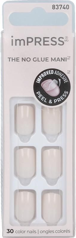 KISS - imPRESS The No Glue Mani Short - Valse Nagels - Point Pink - 30 st