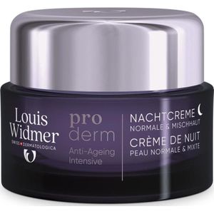 Louis Widmer Proderm nachtcrème ongeparfumeerd 50ml