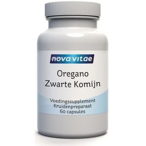 Nova Vitae Oregano olie met zwarte komijn 60 Capsules