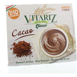 Vitariz Rice dessert chocolade 4 x 100 gram bio 400 G
